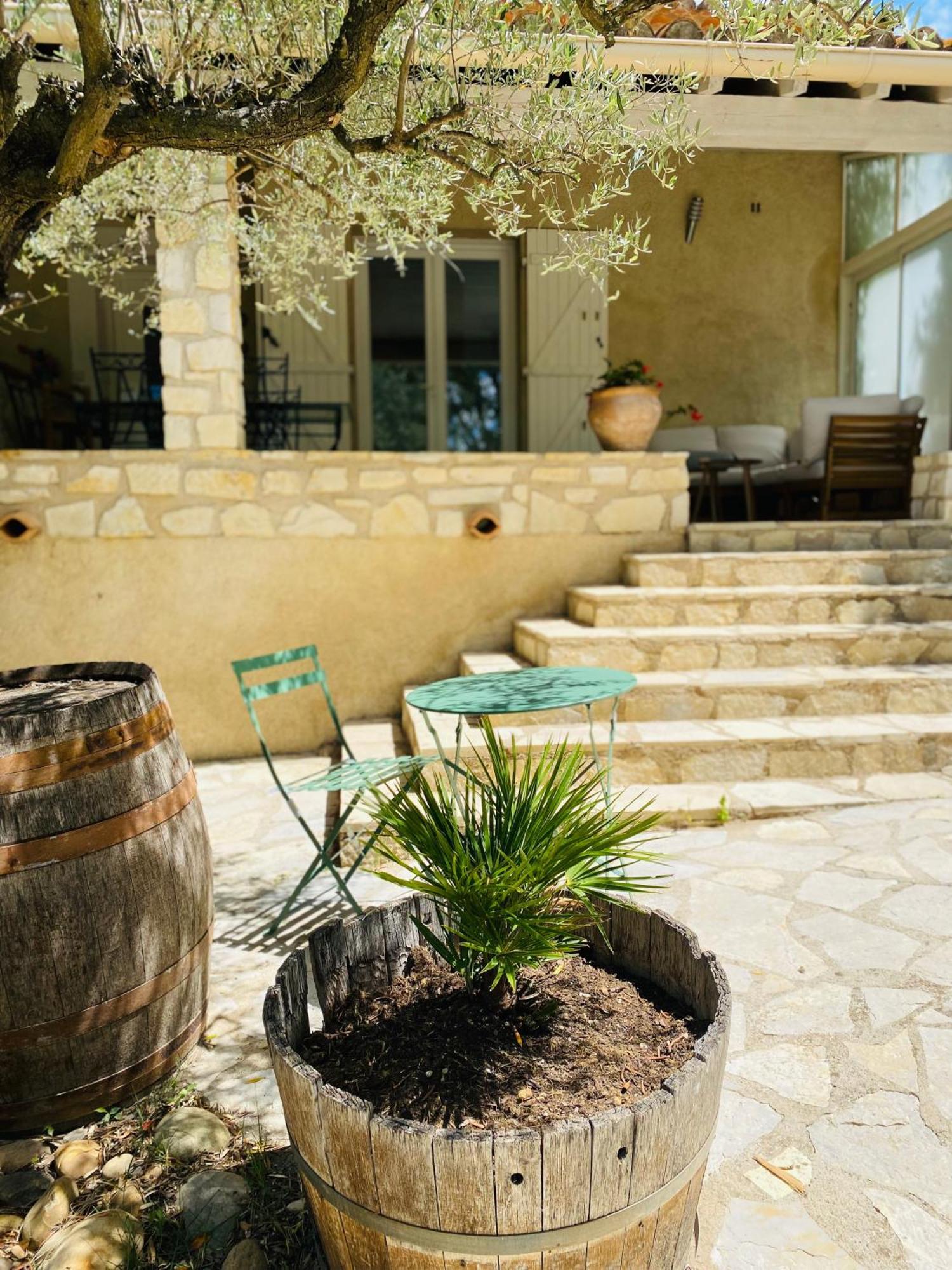 Magnifique Villa Typique Du Sud Avec Piscine Privee Et Jardin Mediterraneen Saint-Vincent-de-Barbeyrargues Exteriér fotografie